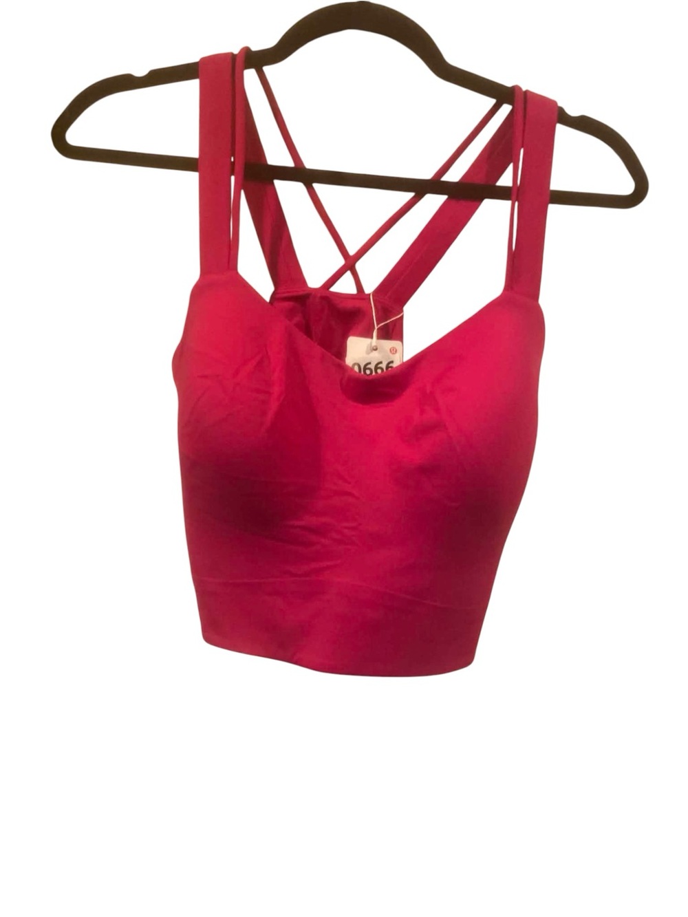 NWT Lululemon Like A Cloud Longline Bra D/DD Size 14 PINK FLARE